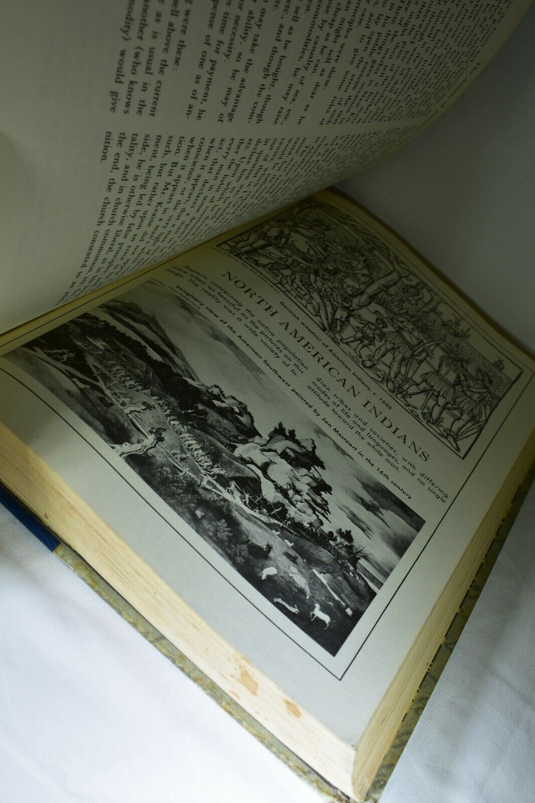 The Annals of America Volume 1 1493-1754 Discovering A New World- Used