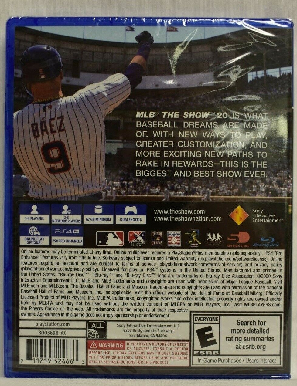 MLB The Show 20- Standard Edition- Sony PlayStation 4, 2020- New In Package