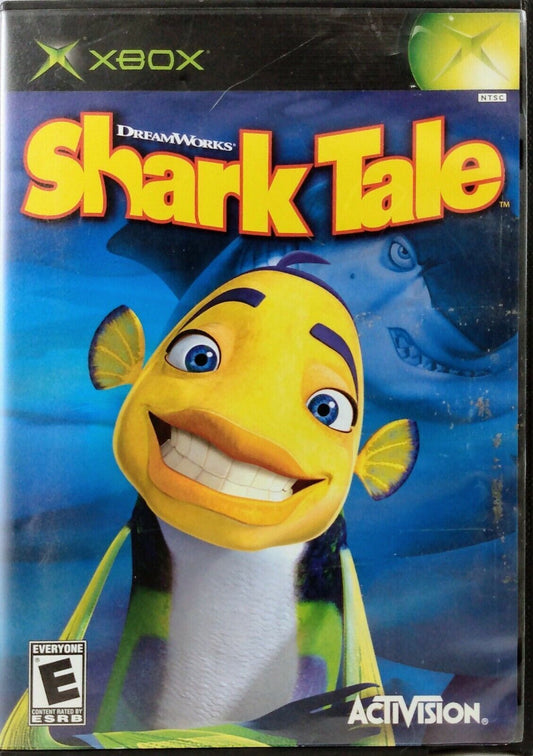 DreamWorks' Shark Tale (Microsoft Xbox, 2004)-Complete with Manual-