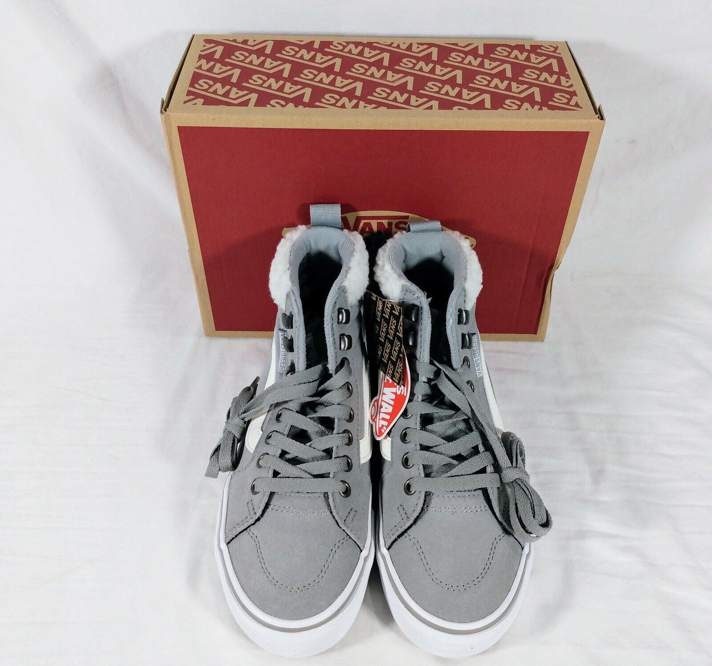 VANS Filmore Hi Top Trainer Skater Shoe - Various Sizes - Drizzle/White - NIB