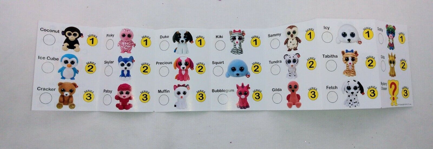 Ty Beanie Mini Boos Mystery Collectible Series 3 Set of 2-!!!