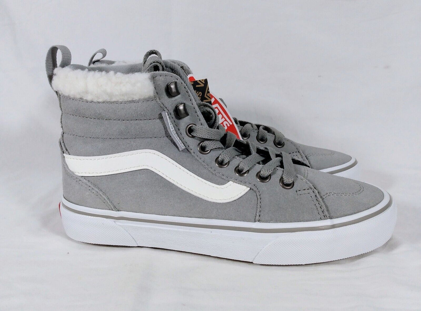 VANS Filmore Hi Top Trainer Skater Shoe - Various Sizes - Drizzle/White - NIB