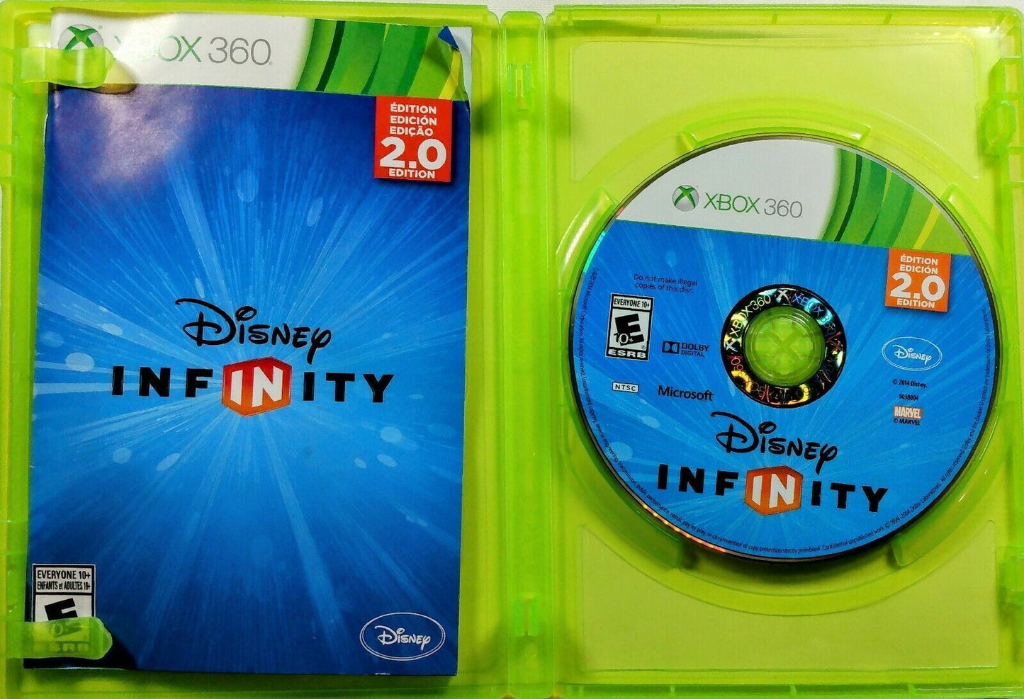 Just Dance 3, Victorious, Kinect Adventures, Disney Infinity-4 Game Bundle