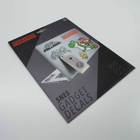 Officially Licensed Nintendo Retro Style SNES Gadget Decal Sticker Set