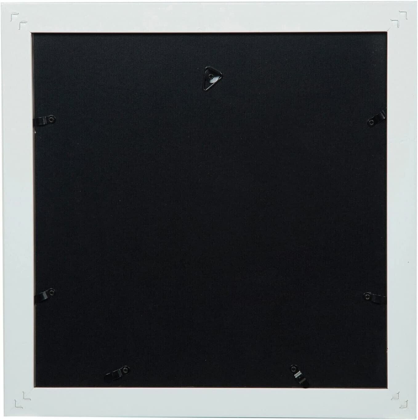 Gallery Solutions 12x12 Wide White Frame With Double Mat for 8x8 Image-NIB