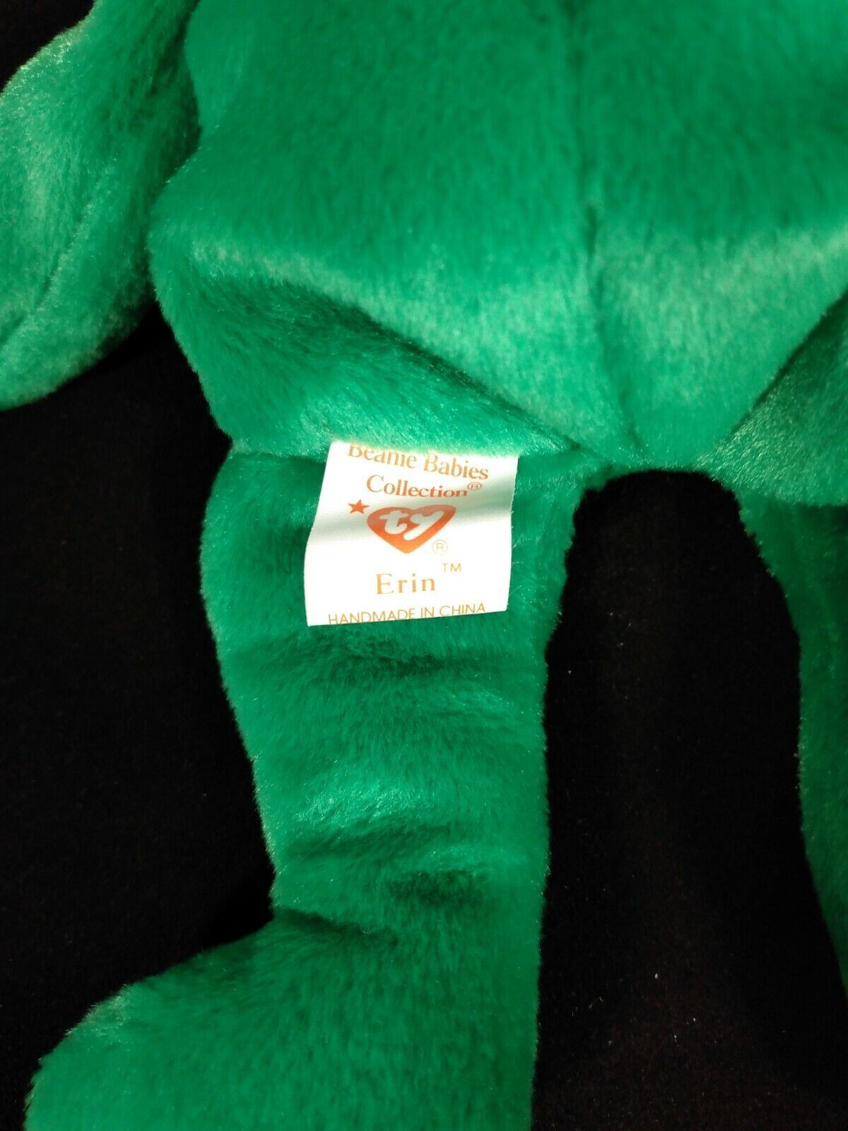 Ty Beanie Baby Erin The Bear 1997 Retired-In Case