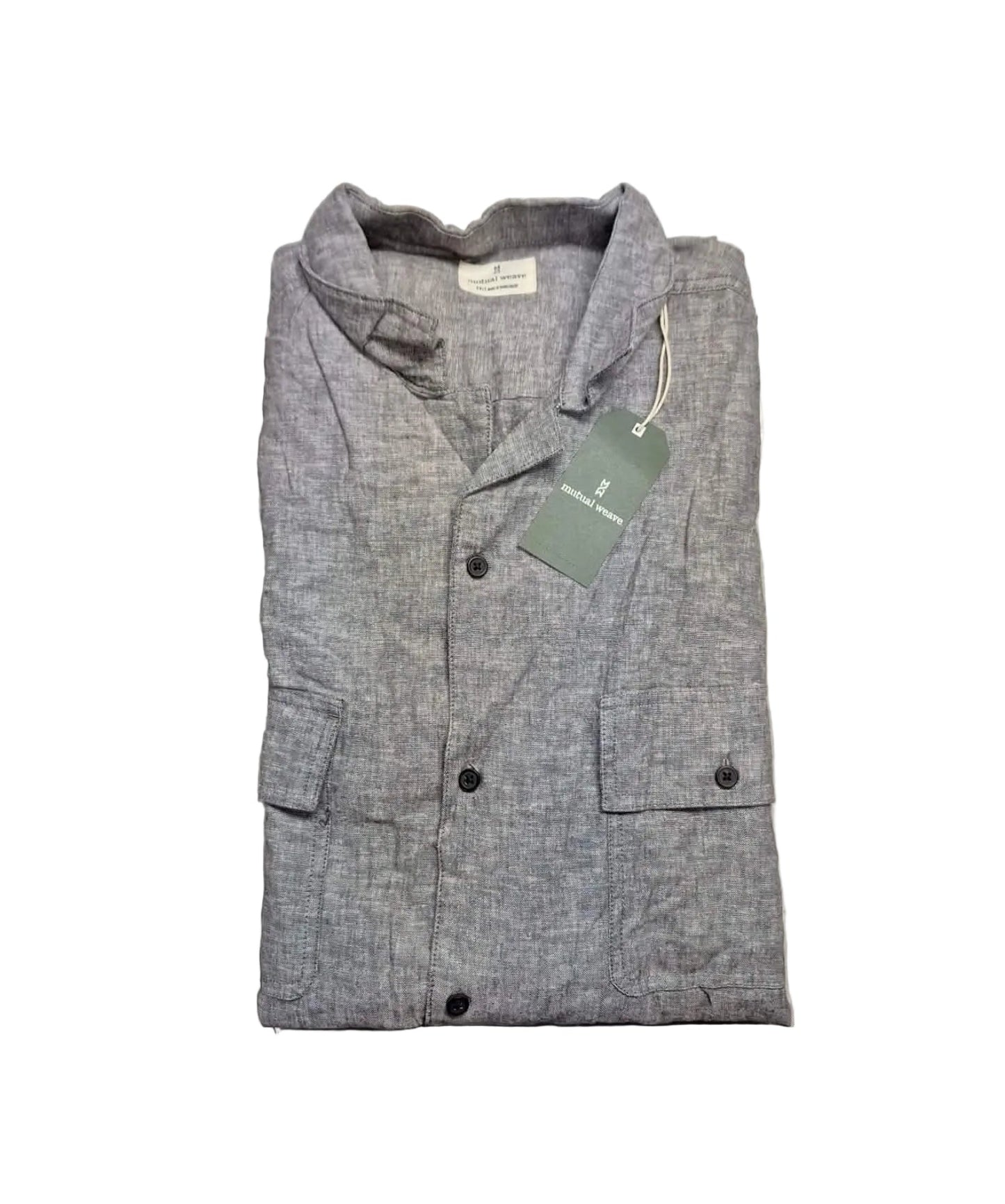 Mutual Weave Men's Short Sleeve Button Down Shirt 2XLT NWT