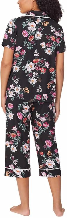 Room Service Women's 2 Pc. Pajama Set-S-Black-NWT