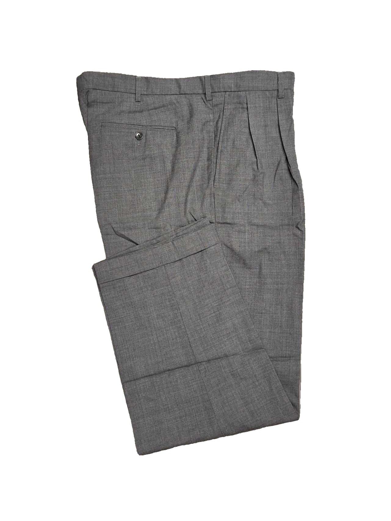 Lands' End Men's Traditional Fit Pleated Front Wool Pants 38x29 NWOT
