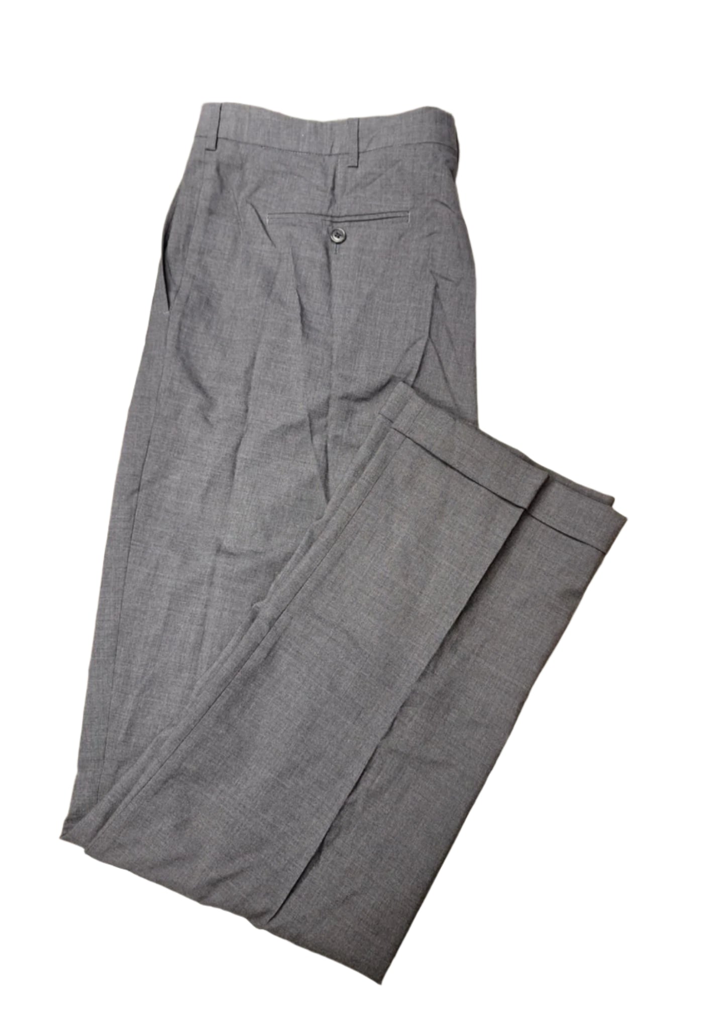 Lands' End Men's Traditional Fit Pleated Front Wool Trousers 38x34 NWOT