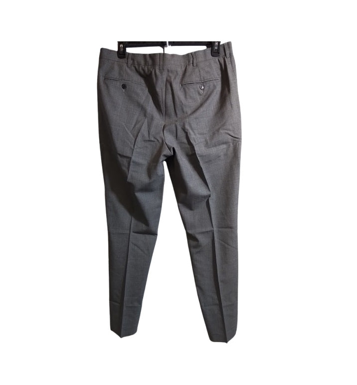 Lands' End Men's Plain Front Traditional Year'rounder Wool Pants - 37x34 - NWOT