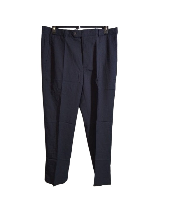 Lands' End Men's Plain Front Traditional Year'rounder Wool Pants - 37x31 - NWOT