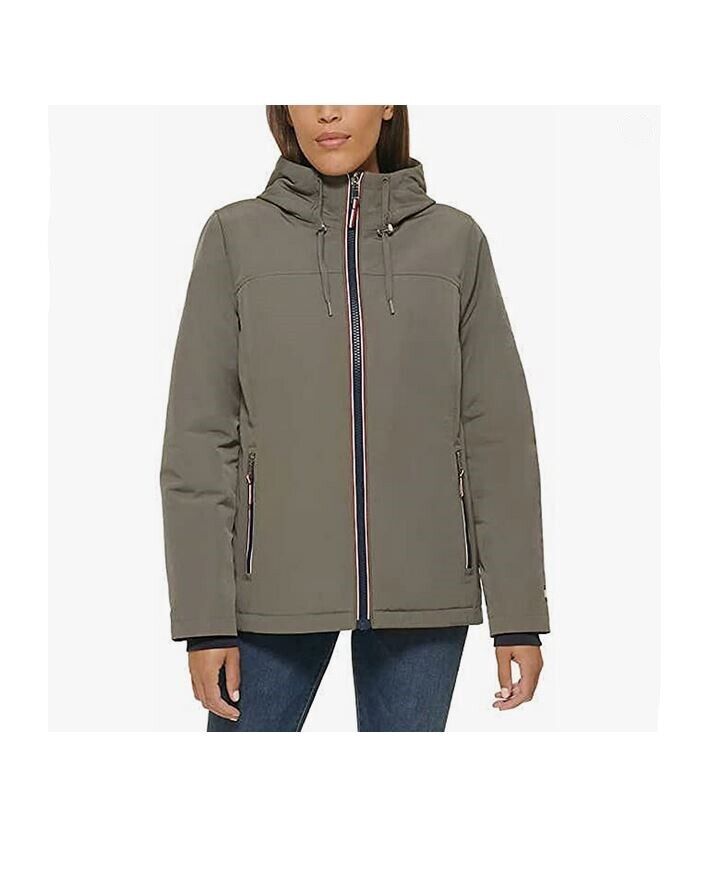 Tommy Hilfiger Women's Jacket-M-Charcoal-NWT