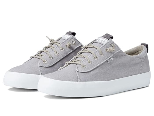 Women's Keds Kickback Canvas Slip On Sneakers - Grey - 10 - NIB