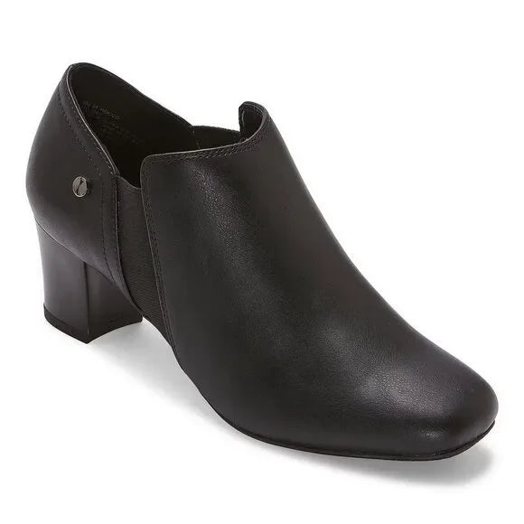 Women's East 5th Rocco Stacked Heel Ankle Booties - Black - 9.5W -NIB