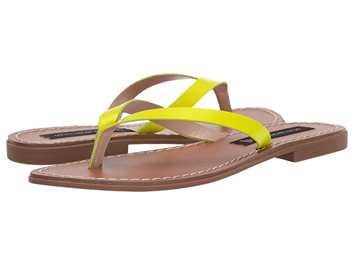 Women's Steven by Steve Madden Chey Flip Flops - Neon Yellow - 9 - NIB