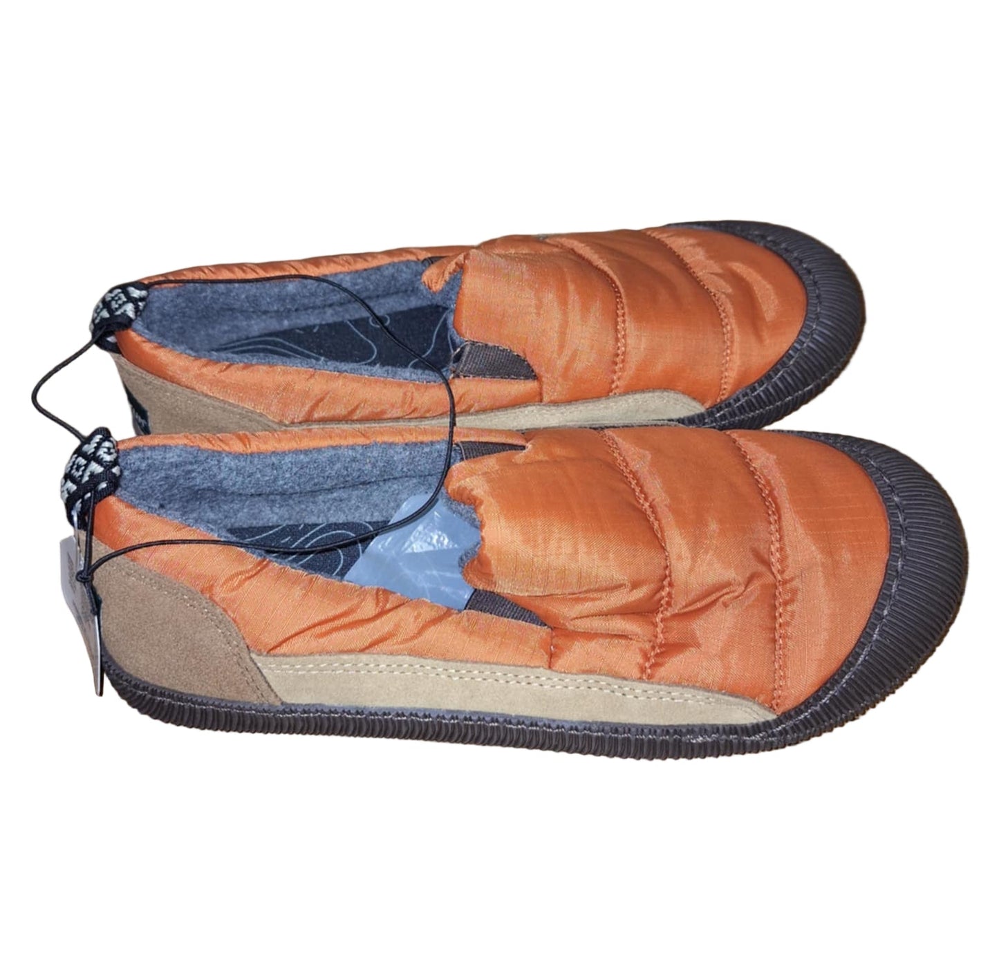 Staheekum Men's Puffed Slip On Shoes 8 Orange