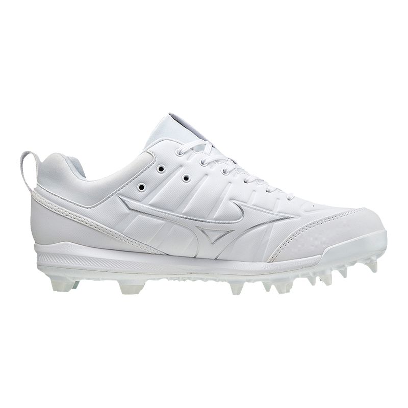 Men's Mizuno Ambition 2 TPU Molded Baseball Cleats - White - 13 - NWOB