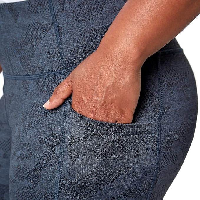 Mondetta Womens Midweight Brushed Jacquard Legging-NWOT