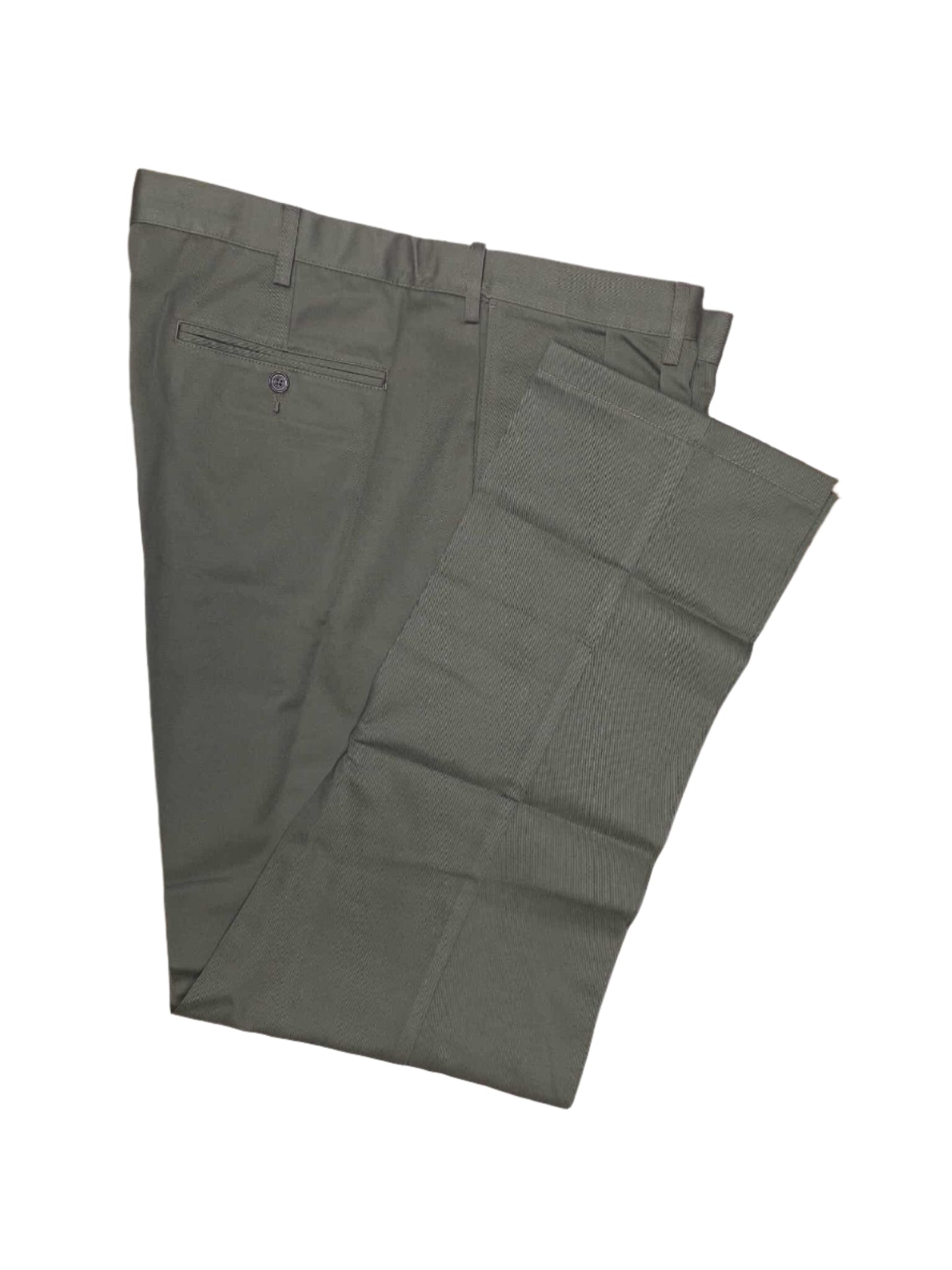 Men's Lands' End Comfort Waist Pleated No Iron Chino Pants - 42x35 NWOT