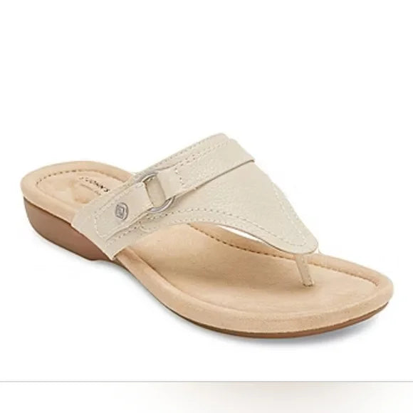Women's St John's Bay Zina Sandals - White - 8 - NIB