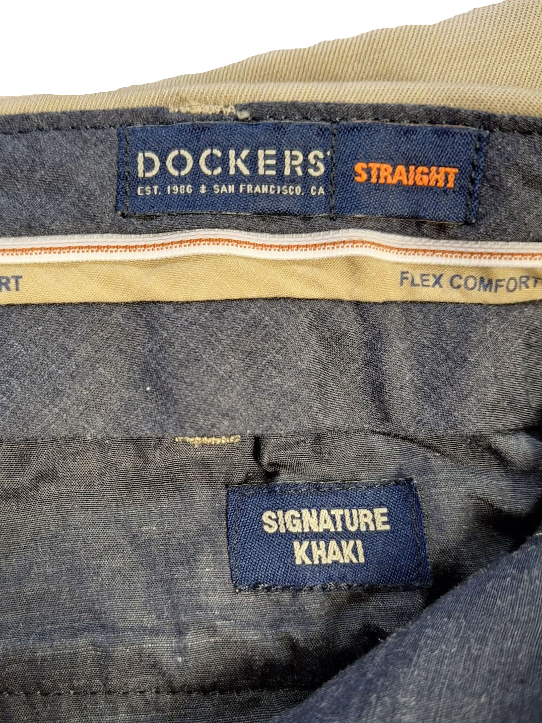 Dockers Men's Flex Comfort Classic Fit Signature Khaki Pants 40x32 NWOT