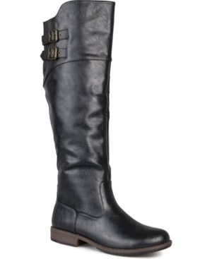 Women's Journee Collection Tori Extra Wide Calf Riding Boot - Black - 9 - NIB