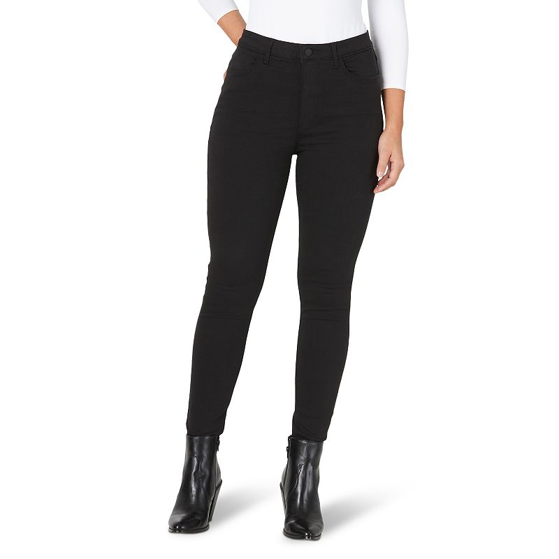 Women's Wrangler High Rise Unforgettable Skinny Jeans - Black - 10 (30x28) - NWT