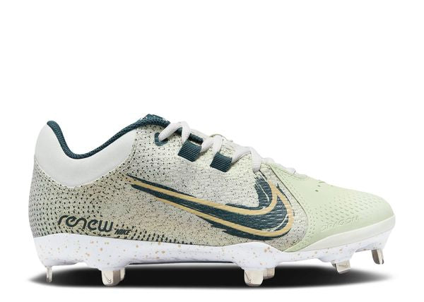 Women's Nike Hyperdiamond 4 Pro Softball Cleats - Sea Glass/Sesame - 8 - NIB