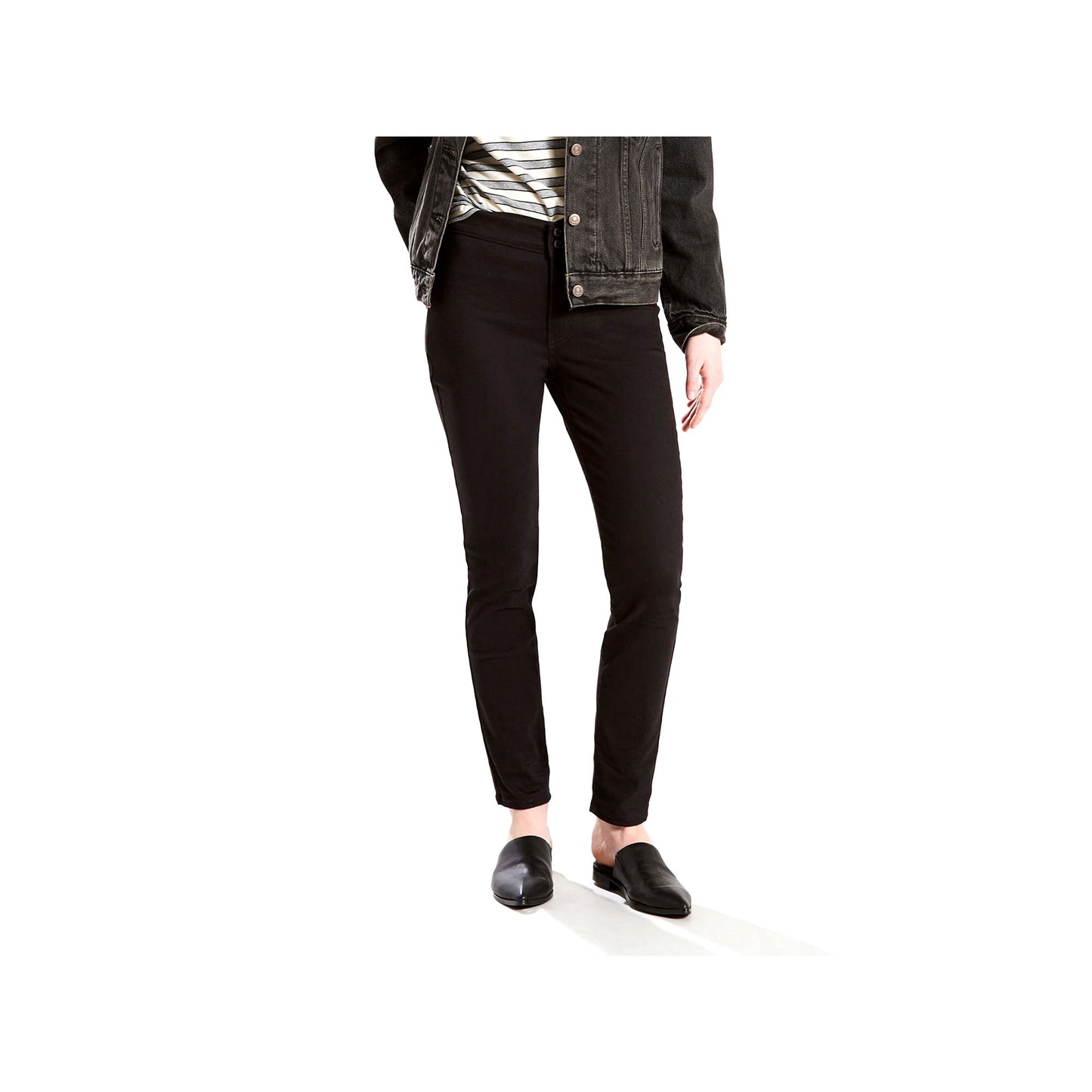 Women's Levi's On The Move Skinny Jeans - Black - 31x28 - NWT