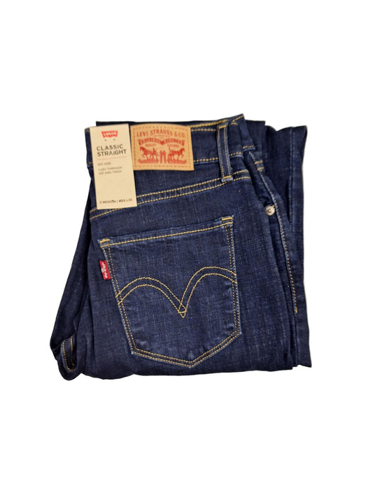 Women's Levi's Classic Straight Leg Jeans - Cobalt Haze - 2 (26x30) - NWT