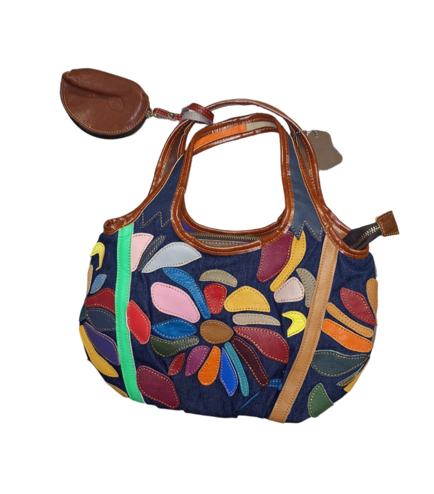 AmeriLeather Avie Mini Leather Satchel NWT