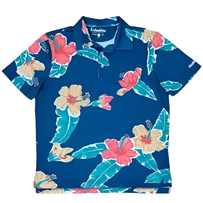Chubbies Men's Tropical Performance Golf Polo