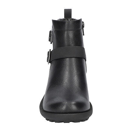 Easy Works Women's Kourt Slip Resistant Ankle Boots 7 Black NIB
