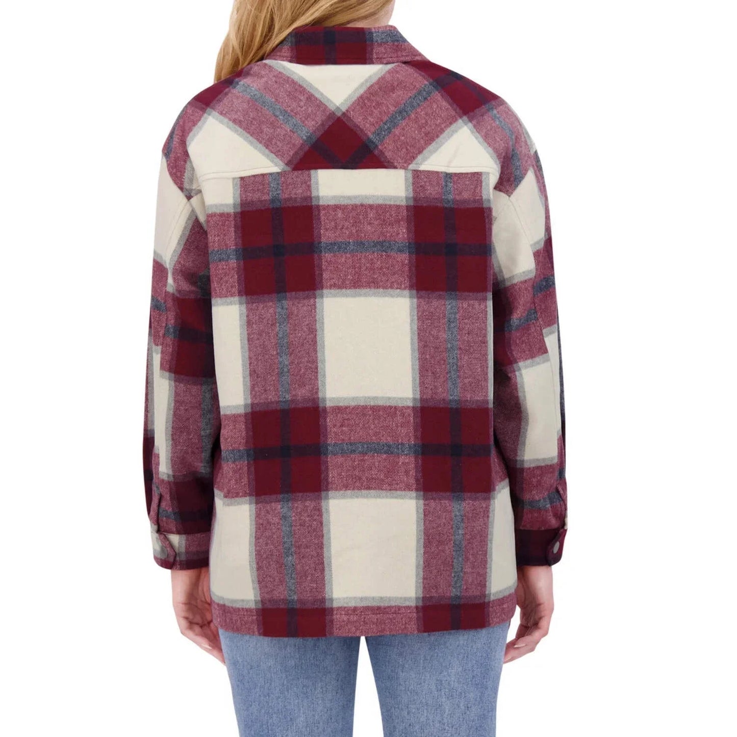 HFX Ladies Shirt Jacket L Red NWT