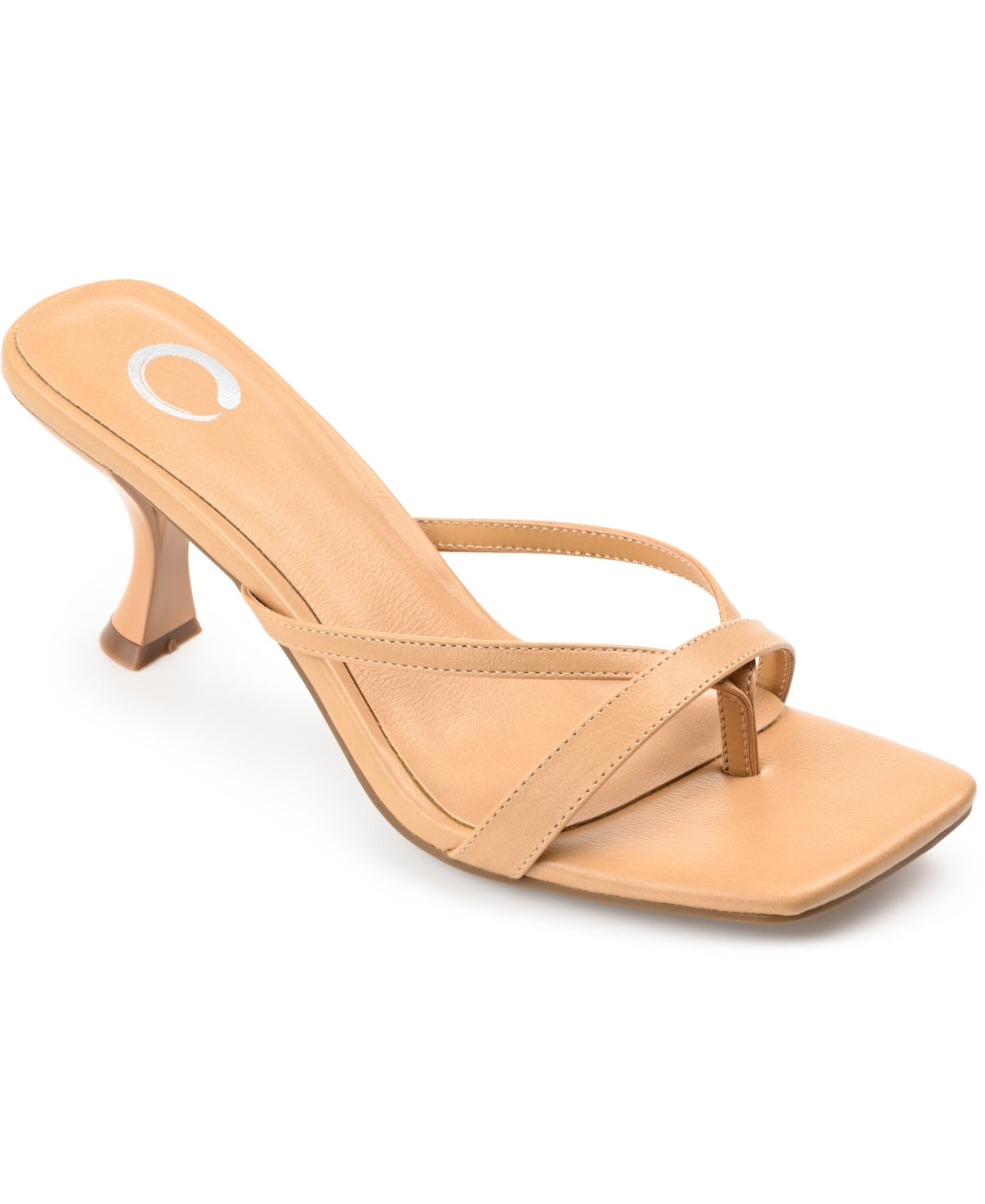 Journee Collection Women's Tallie Heeled Sandals 11 Tan NWOB