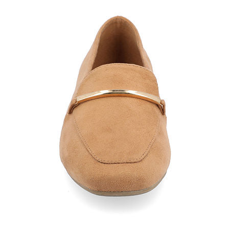 Journee Collection Women's Wrenn Loafers 9.5 Tan NIB