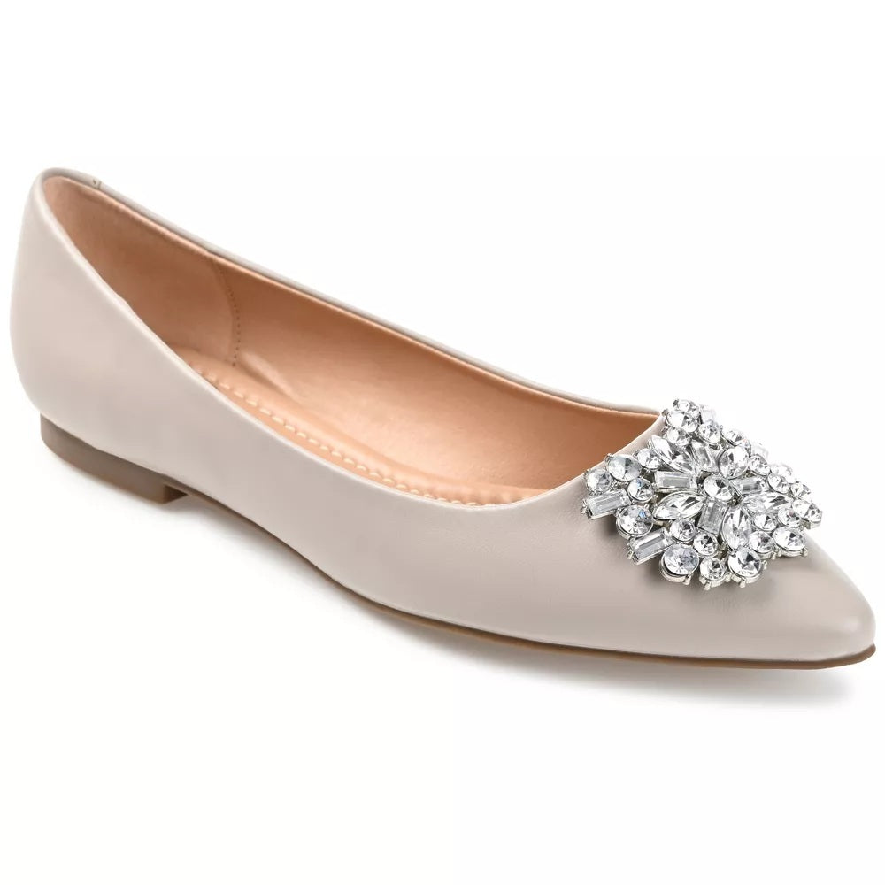 Journee Collection Women's Renzo Pointed toe Ballet Flats 5.5W NWOB