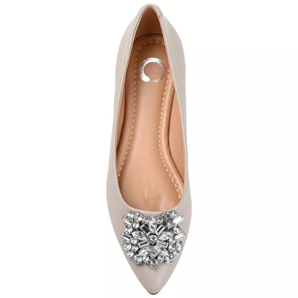 Journee Collection Women's Renzo Pointed toe Ballet Flats 5.5W NWOB