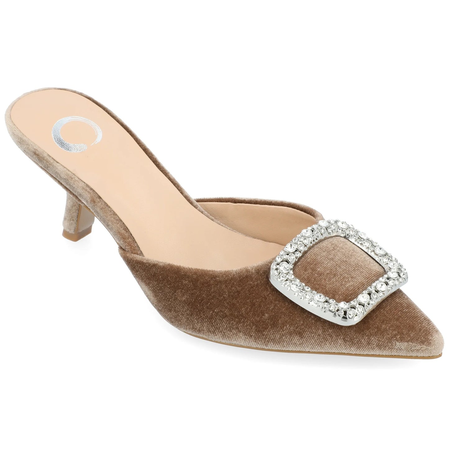 Journee Collection Women's Rishie Slip on Kitten Heel Mule 9.5 NWOB