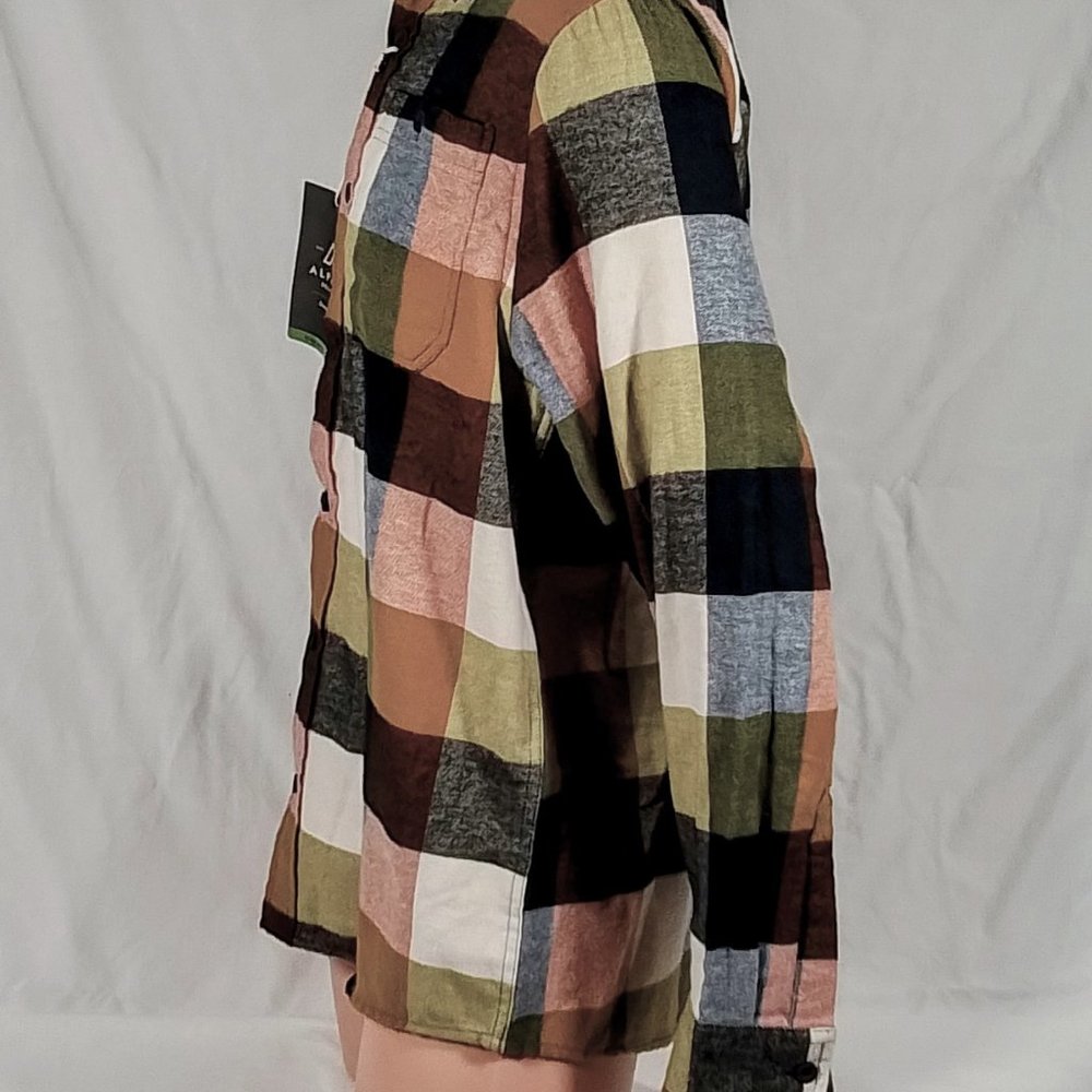 Alpine Design Brushed Flannel Long Sleeve Shirt-Blackberry Plaid-Medium
