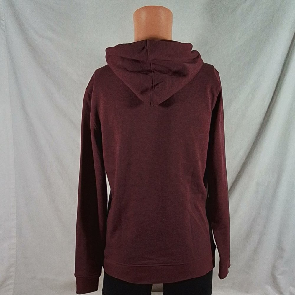 Men's Alpine Design Graphic Hoodie Deep Bordeaux Heather-Size Small-New with Tag