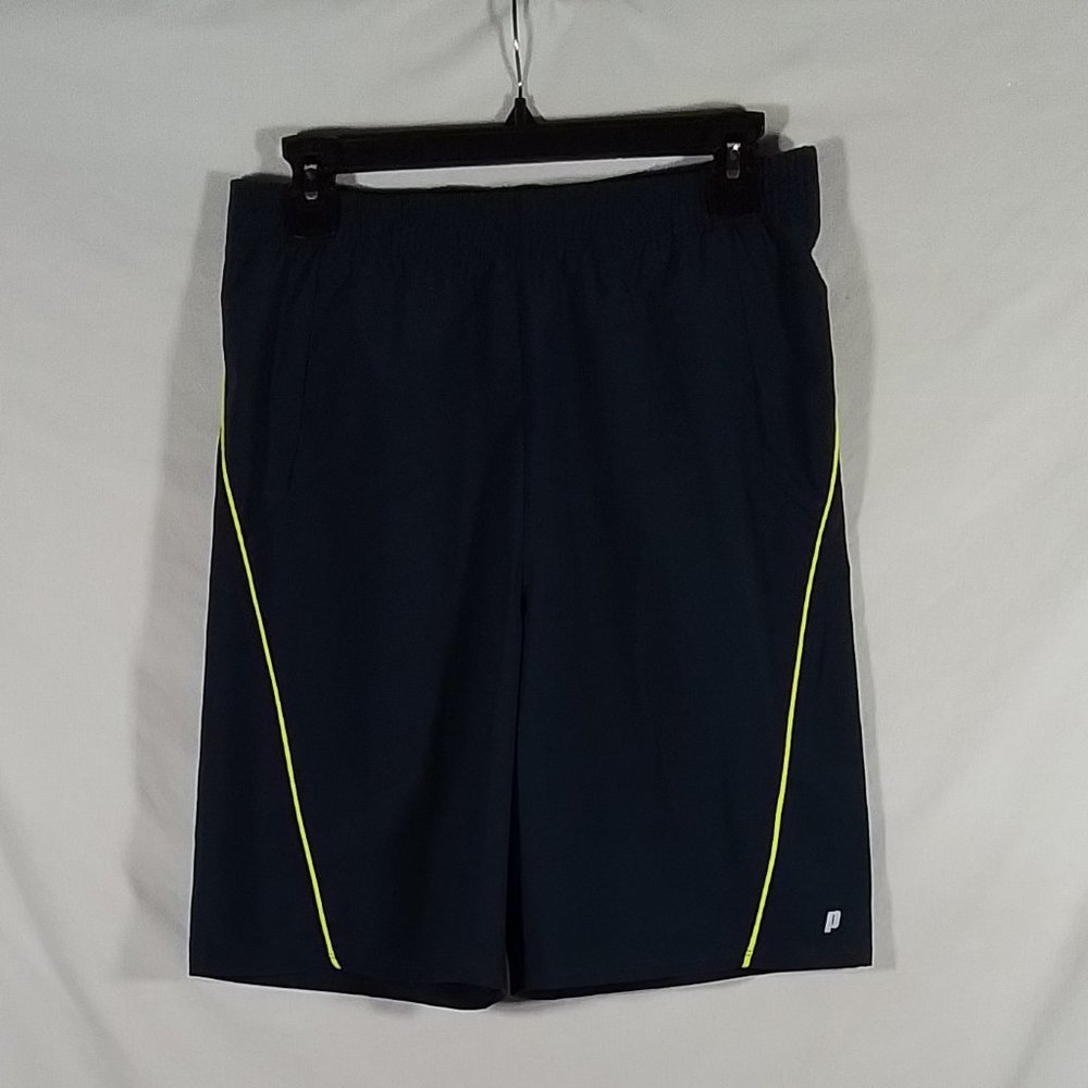 Boy's Prince Contrast Piped Tennis Shorts Navy Blazer-Size: X-Large-New with Tag