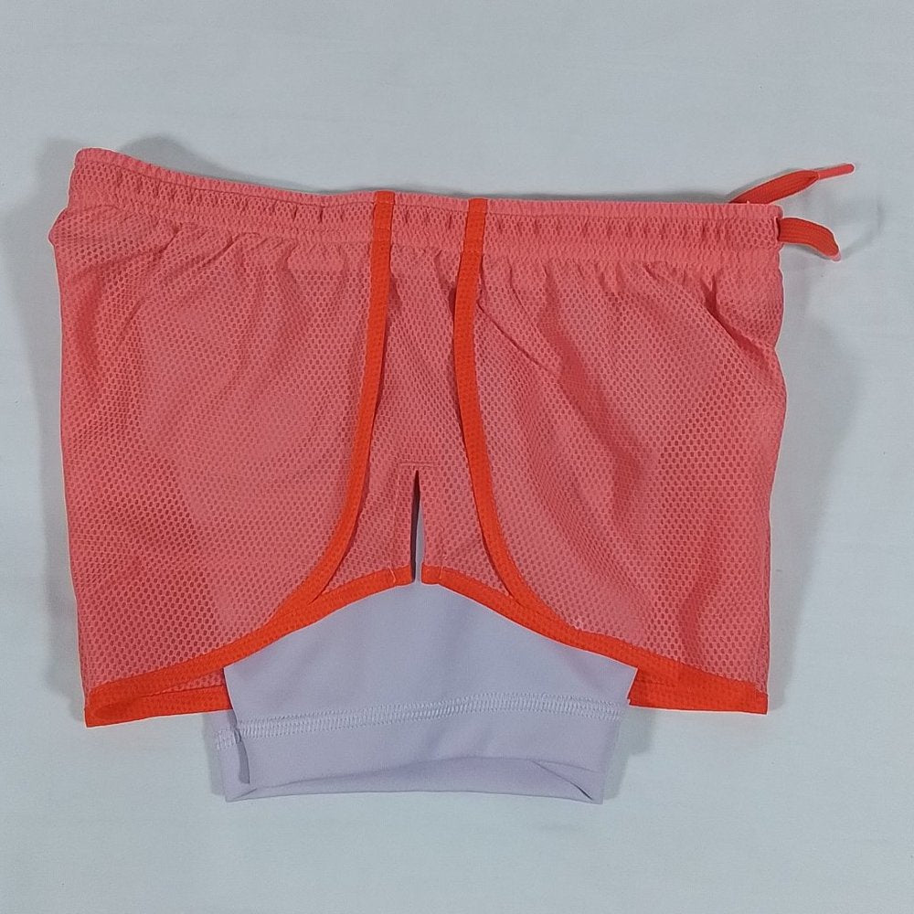 Girl's Nike Icon Clash Tempo Luxe Mid-Rise Running Short Orange Size: Small-NWT