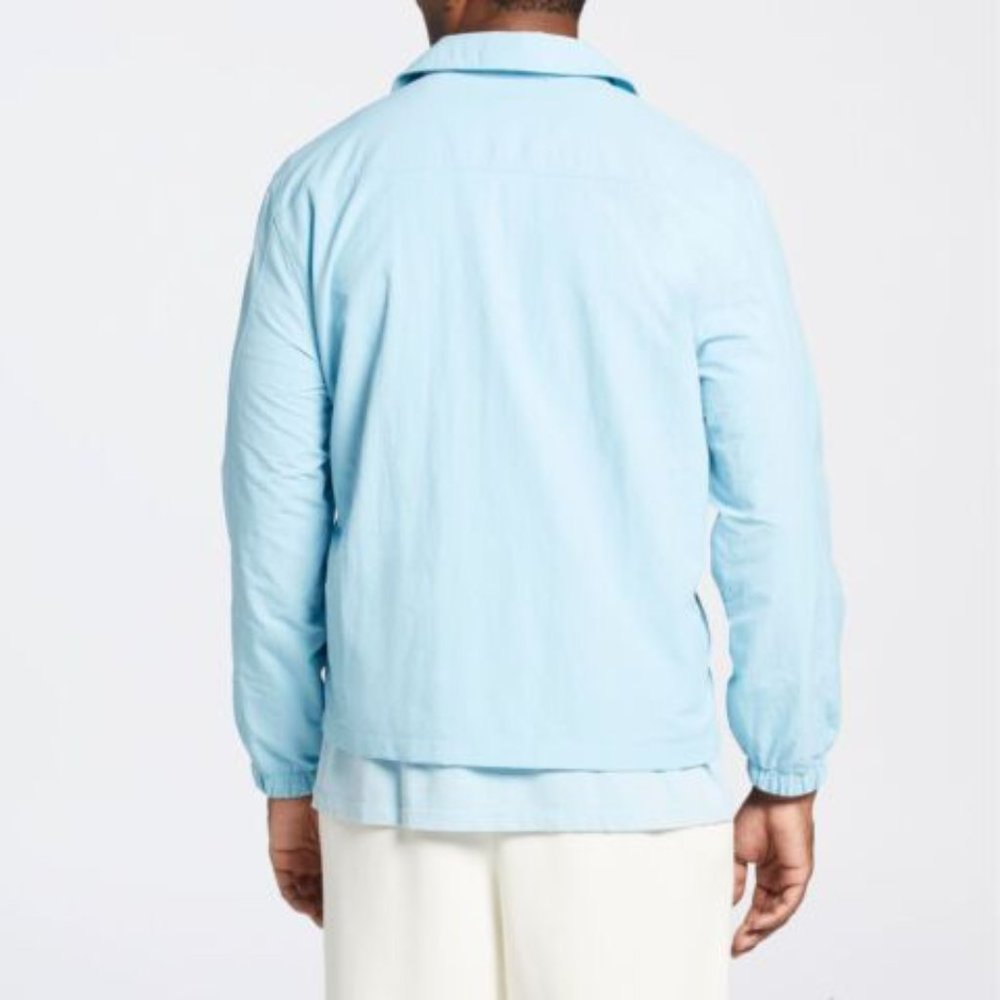 Twitch + Allison Men's Coaches Jacket-Cloudless Sky-Various Sizes-New with Tags