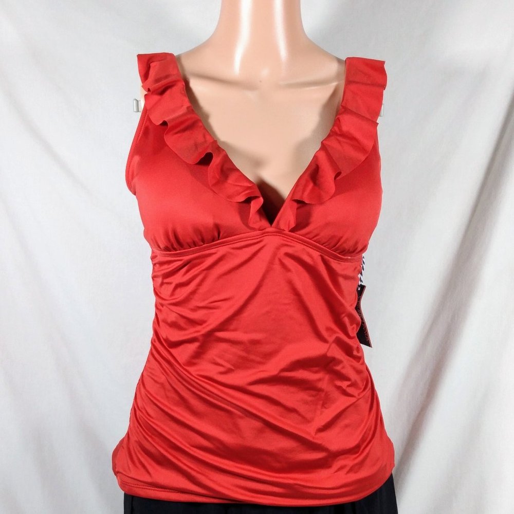 Outdoor Oasis Core Capsule Cherry Tankini-Various Sizes-New with Tags