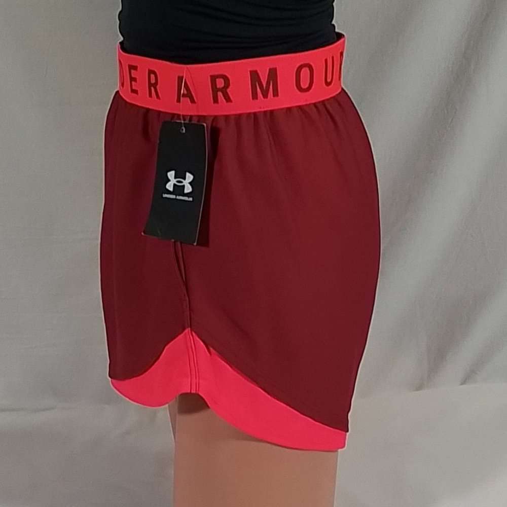 Women's Under Armour Play Up 3.0 3" Training Shorts Beta- Various Sizes -NWT