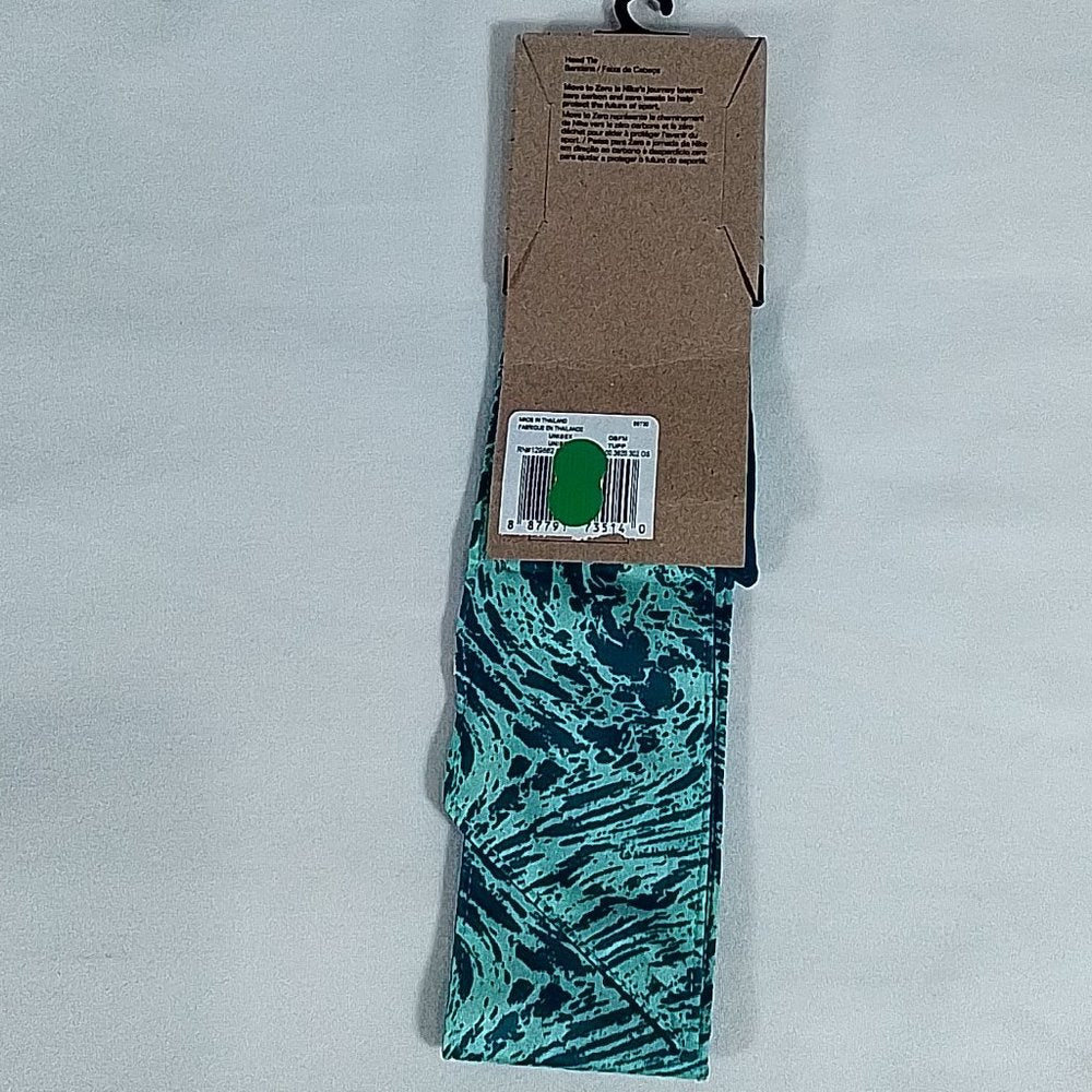 Women's Nike Dri-Fit 4.0 Reversible Head Tie Dark Green - New in Package