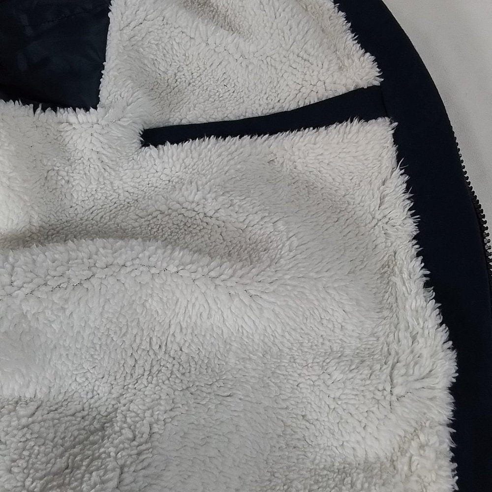 Men's Victory Outfitters Sherpa-Lined Fleece Hoodie Navy Blue - Var Szs - NWT