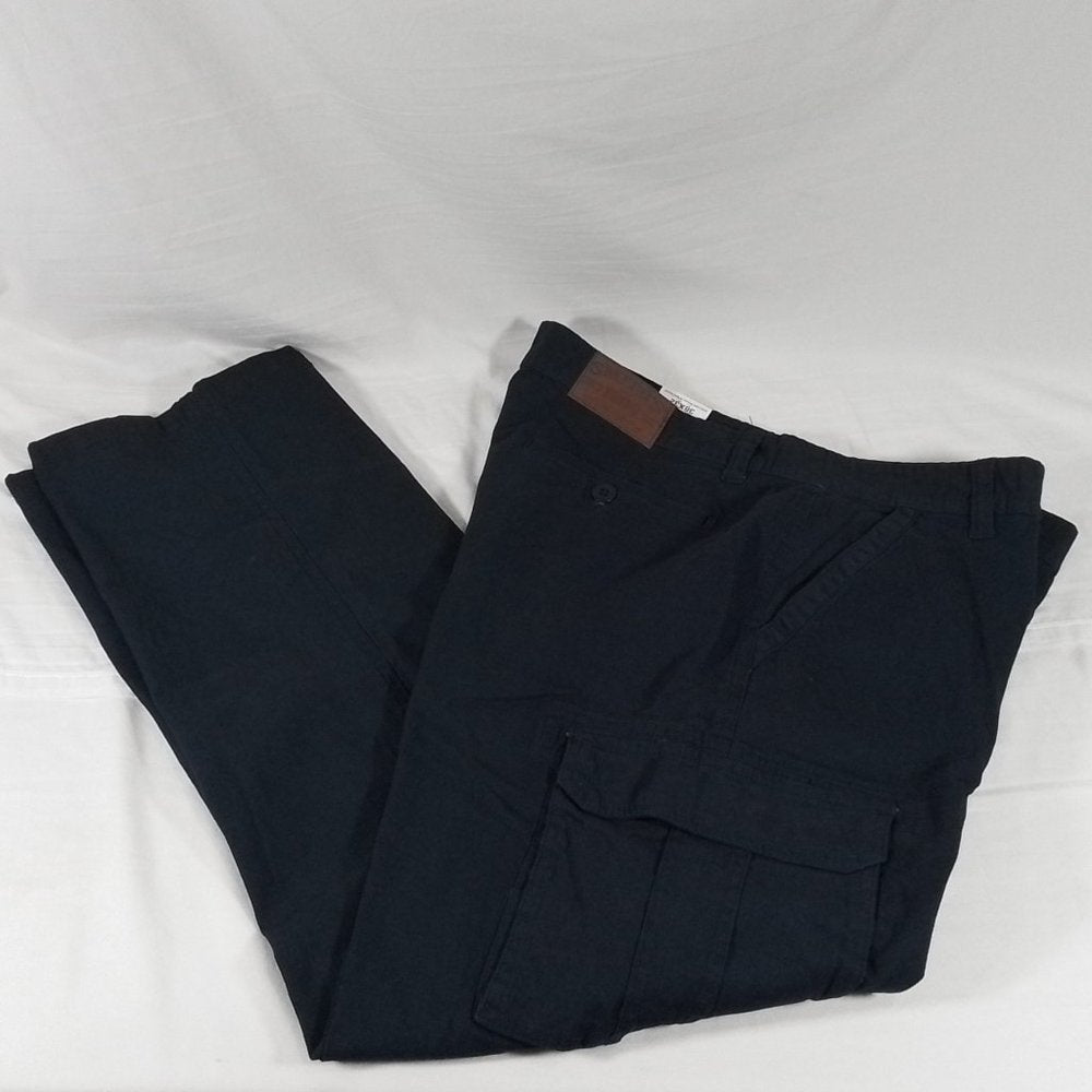 Smith's Workwear Relaxed Fit Stretch Canvas Cargo Pant - Navy - 38x32 - NWT
